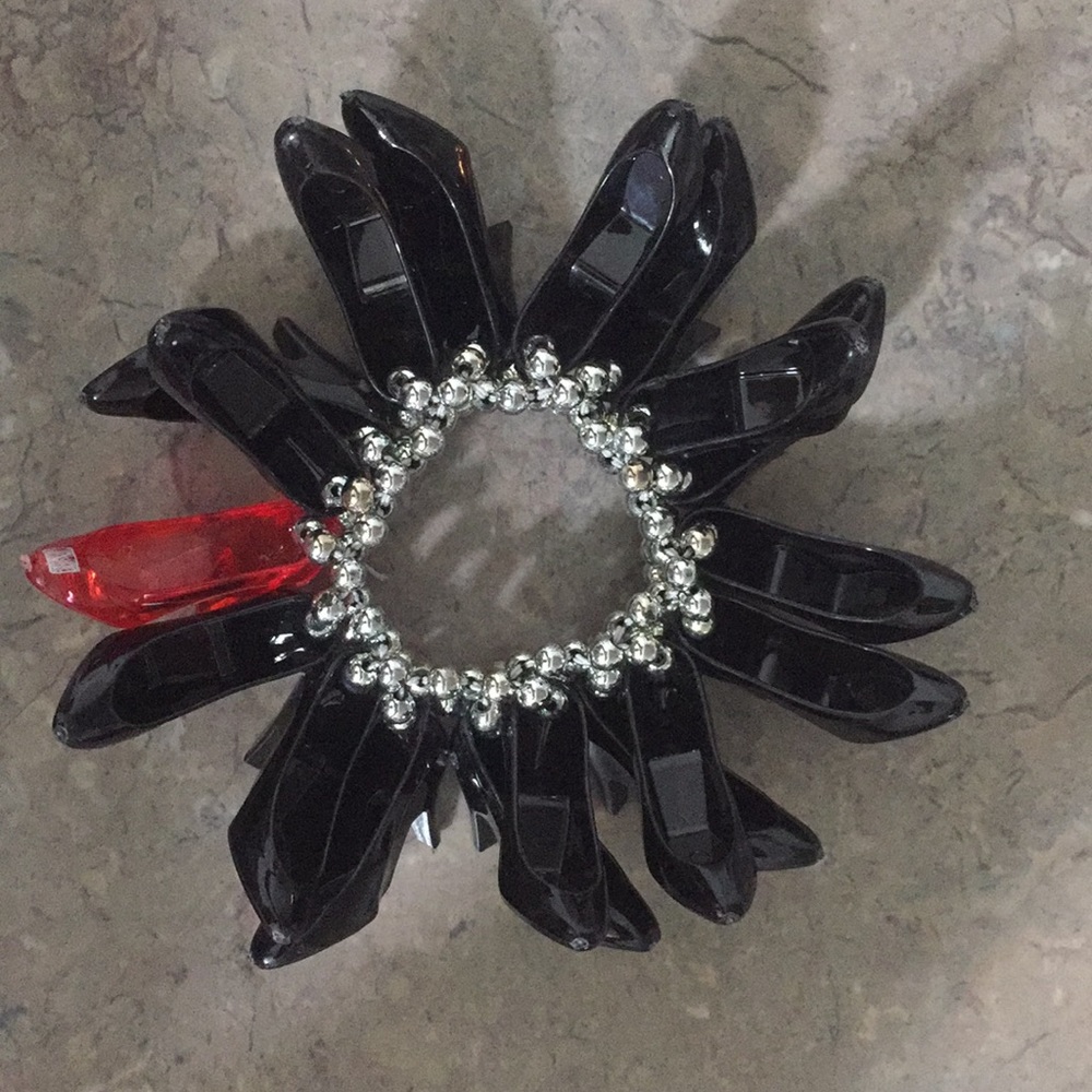 Mardi Gras Shoe Bracelet